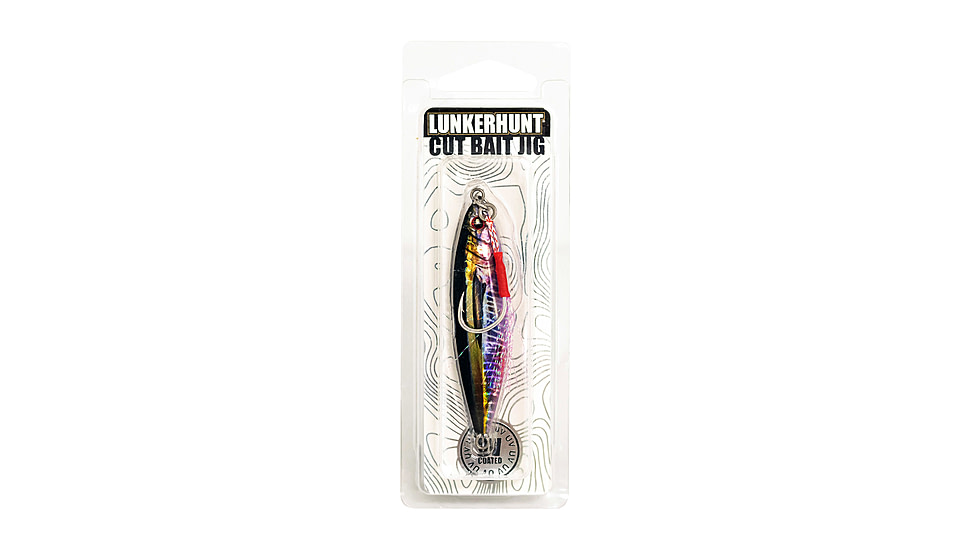 Lunkerhunt Cut Bait Jig, Cutter, 2.75in &amp; 1.5 oz, CBJ202
