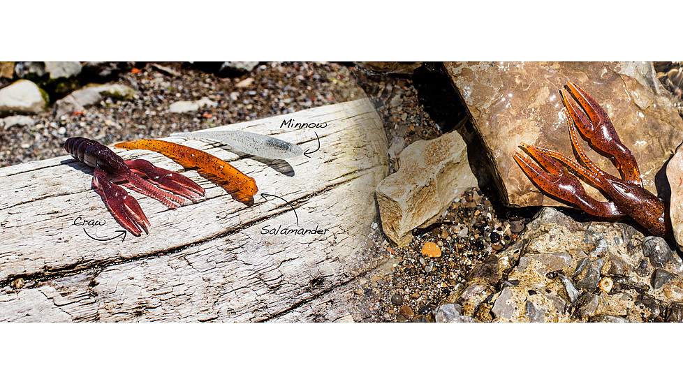 Lunkerhunt Descend Minnow Bait Minnow, 1, 4.5in, Scaly, MNNW4