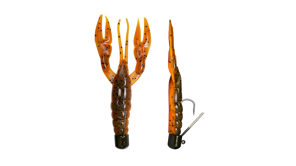 Lunkerhunt Finesse Craw Creature Bait, 1, 3in, Bama Craw, FC06