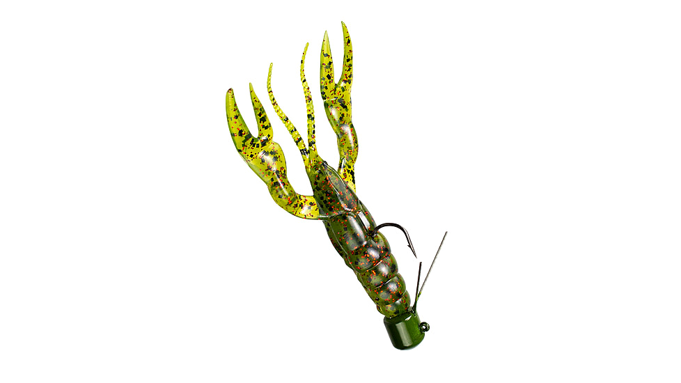 Lunkerhunt Finesse Craw Creature Bait, 1, 3in, Watermelon Red, FC03