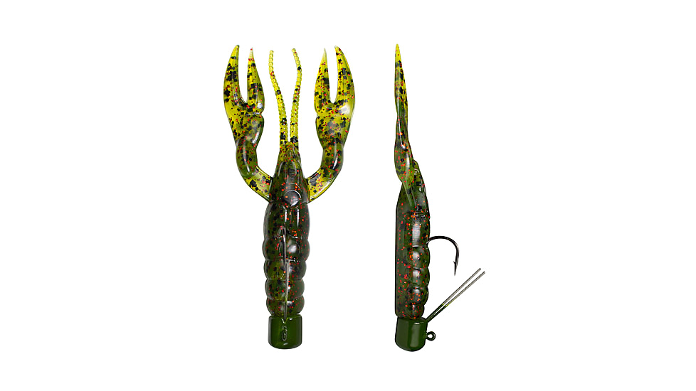 Lunkerhunt Finesse Craw Creature Bait, 1, 3in, Watermelon Red, FC03