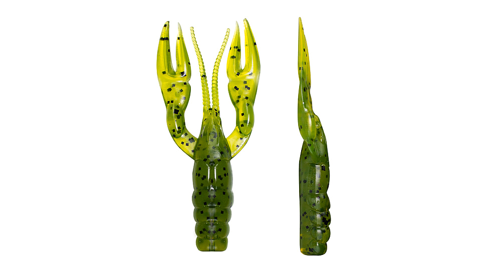Lunkerhunt Finesse Craw Creature Bait, 1, 3in, Watermelon Seed, FC02