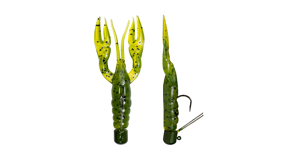 Lunkerhunt Finesse Craw Creature Bait, 1, 3in, Watermelon Seed, FC02