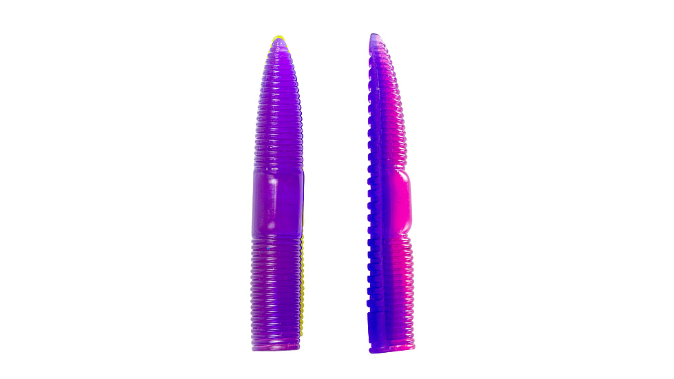 Lunkerhunt Finesse Worm, 8 Pack, 3in, Morning Dawn, 8-FW07