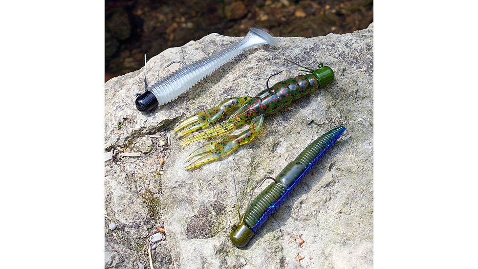 Lunkerhunt Finesse Worm, 8 Pack, 3in, Okeechobee Craw, 8-FW05