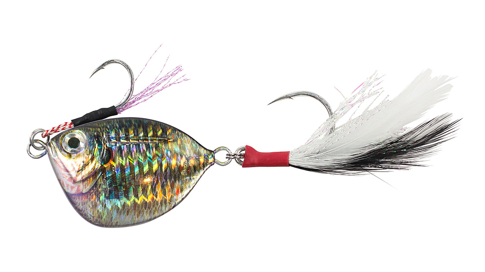 Lunkerhunt Flutter Jig, Chum, 2.25in &amp; 3 1/2 oz, FLTJ304
