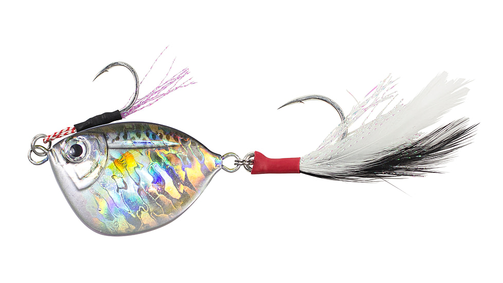 Lunkerhunt Flutter Jig, Flash, 1.75in &amp; 2.13 oz, FLTJ103