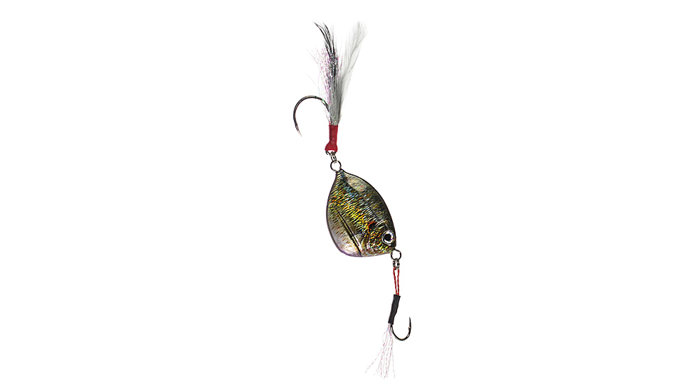 Lunkerhunt Flutter Jig, Flash, 2.25in &amp; 3 1/2 oz, FLTJ303