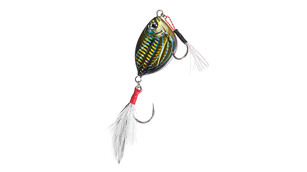 Lunkerhunt Flutter Jig, Reef, 2.25in &amp; 3 1/2 oz, FLTJ301