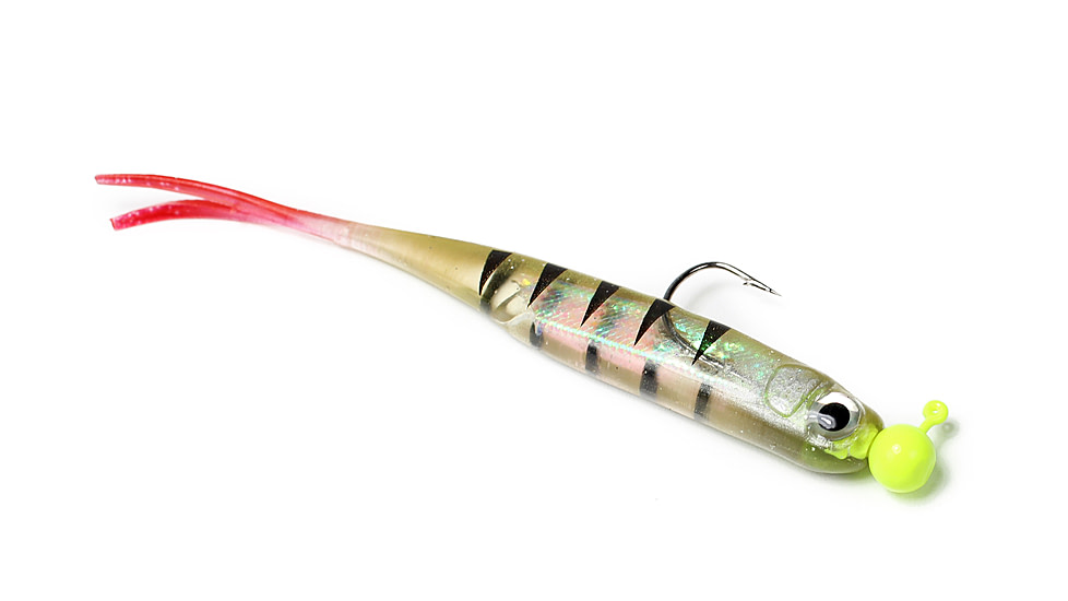Lunkerhunt Gamefish Ball Head Jig, Gloss Chartreuse, 3/16 oz, JGFBG202