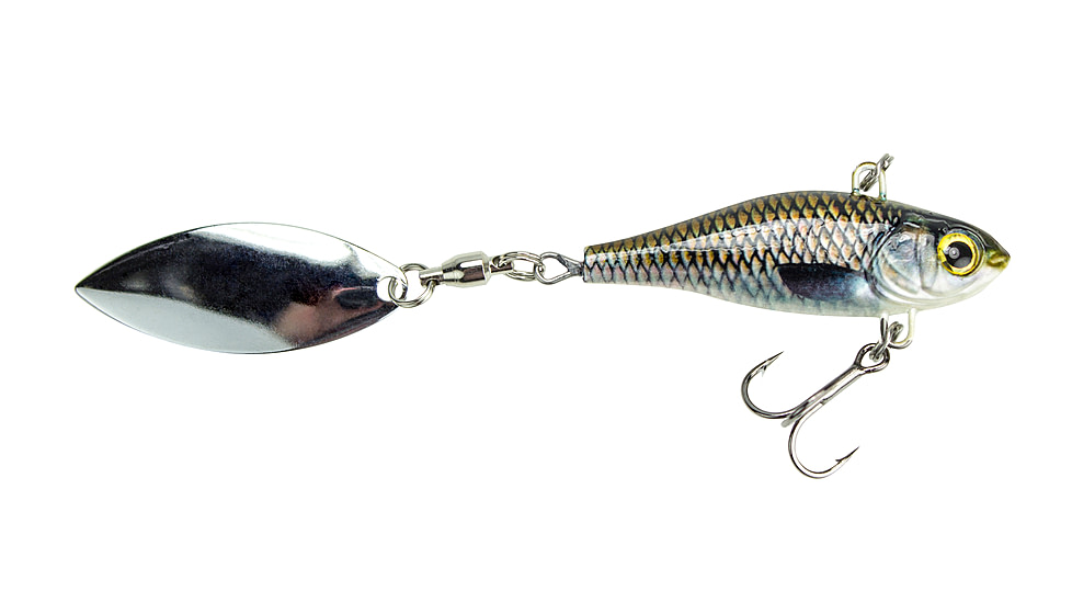Lunkerhunt Hatch Spin Bait, Smelt, 2in &amp; 1 oz, HASP09