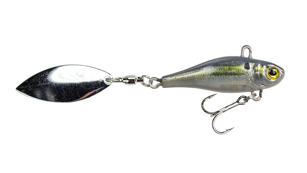 Lunkerhunt Hatch Spin Bait, Threadfin, 2in &amp; 1 oz, HASP14