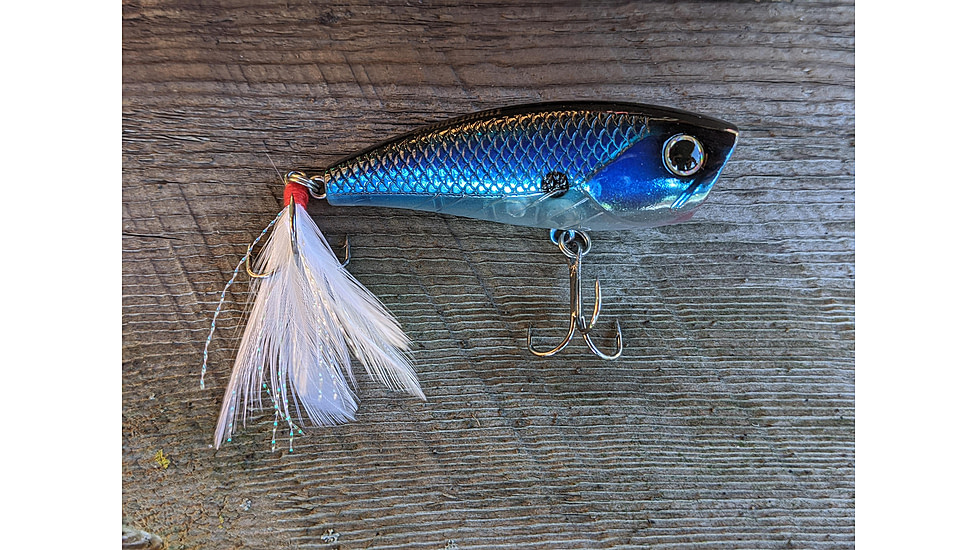 Lunkerhunt Impact Crush Bait, Patriot, 2.5in &amp; 1/3 oz, IMPOP03