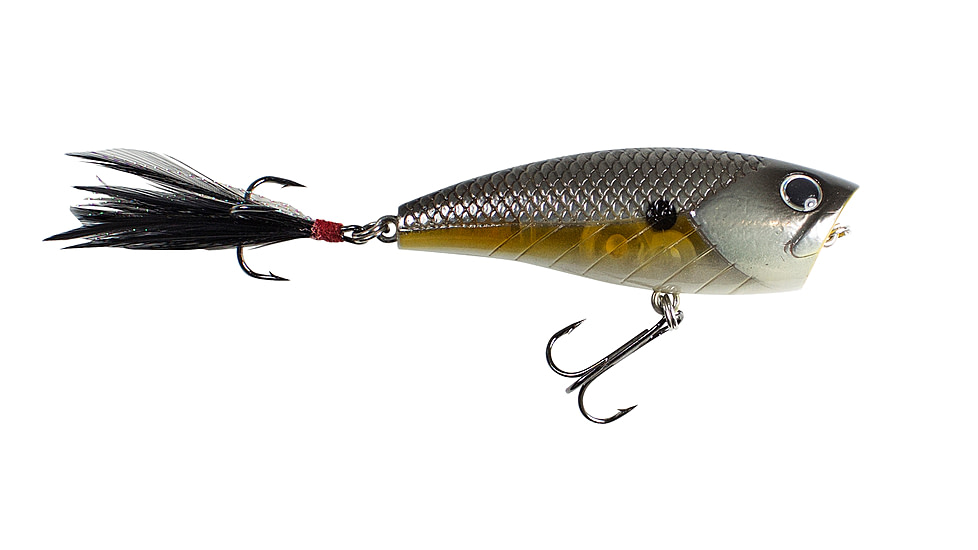 Lunkerhunt Impact Crush Bait, Silver Side, 2.5in &amp; 1/3 oz, IMPOP02