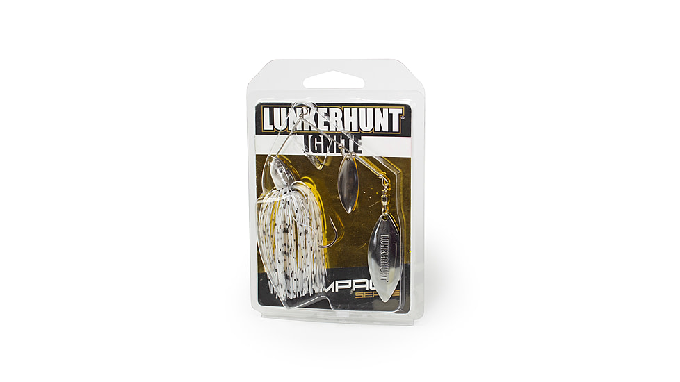 Lunkerhunt Impact Ignite Bait, Salt and Pepper, 1/2 oz, IMSBW08