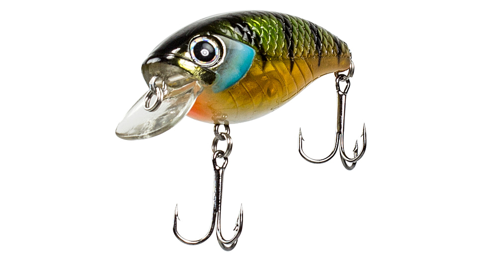 Lunkerhunt Impact Shock 2.5F Bait, Green Back, 2in &amp; 3/8 oz, IMSBL04