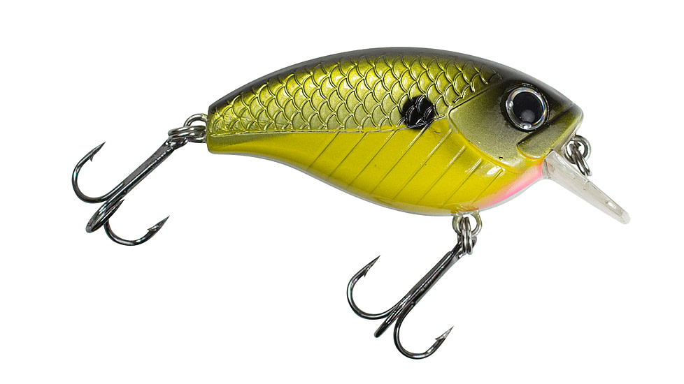 Lunkerhunt Impact Shock 2.5F Bait, Shock Yellow, 2in &amp; 3/8 oz, IMSBL03