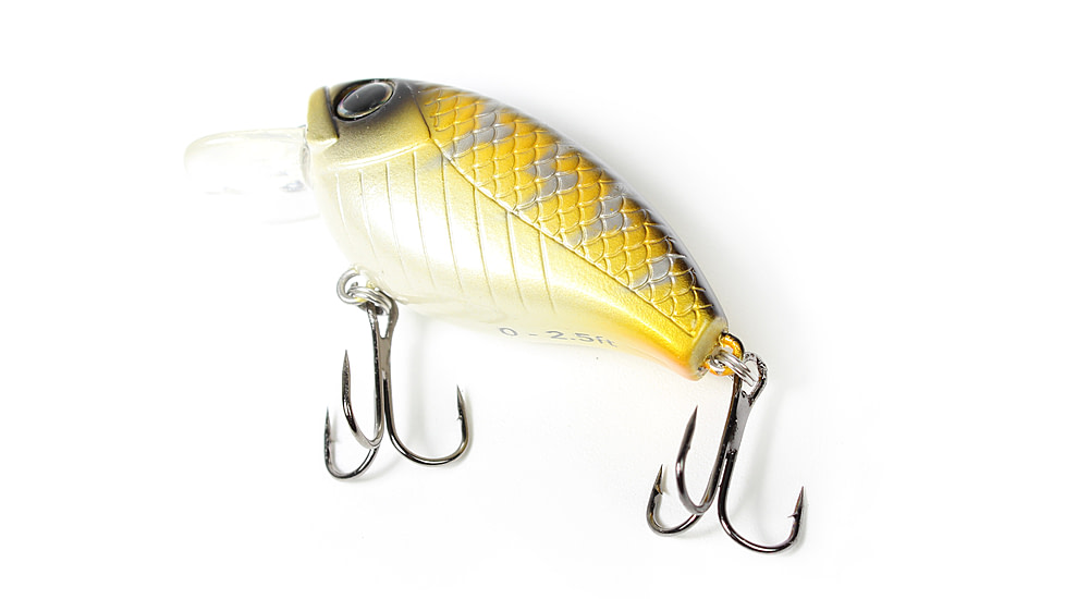 Lunkerhunt Impact Shock 2.5F Bait, Shock Yellow, 2in &amp; 3/8 oz, IMSBL03