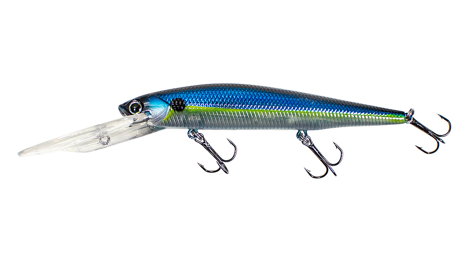 Lunkerhunt Impact Slash 12S Deep Diving Jerkbait, Sassy, 4.3in &amp; 5/8 oz, ISLASH01