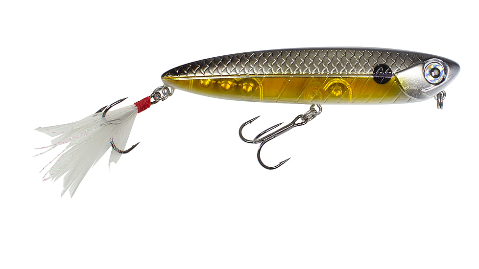 Lunkerhunt Impact Walker Bait, Silver Side, 4in &amp; 1/2 oz, IMWLK02