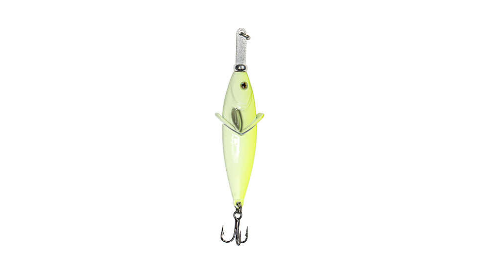 Lunkerhunt Knocking Jig, Chartreuse Glow, 2in &amp; 5/8 oz, KNJG2006