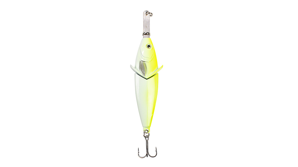Lunkerhunt Knocking Jig, Chartreuse Glow, 3.5in &amp; 3 oz, KNJG3508