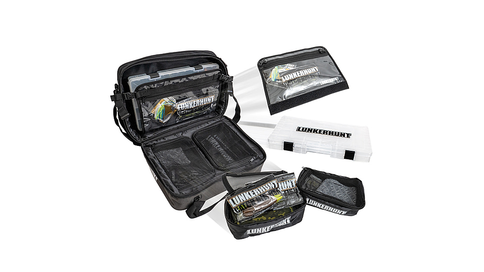 Lunkerhunt LTS AVID Messenger Bag, Black / Grey, 18.8L, MBAG01