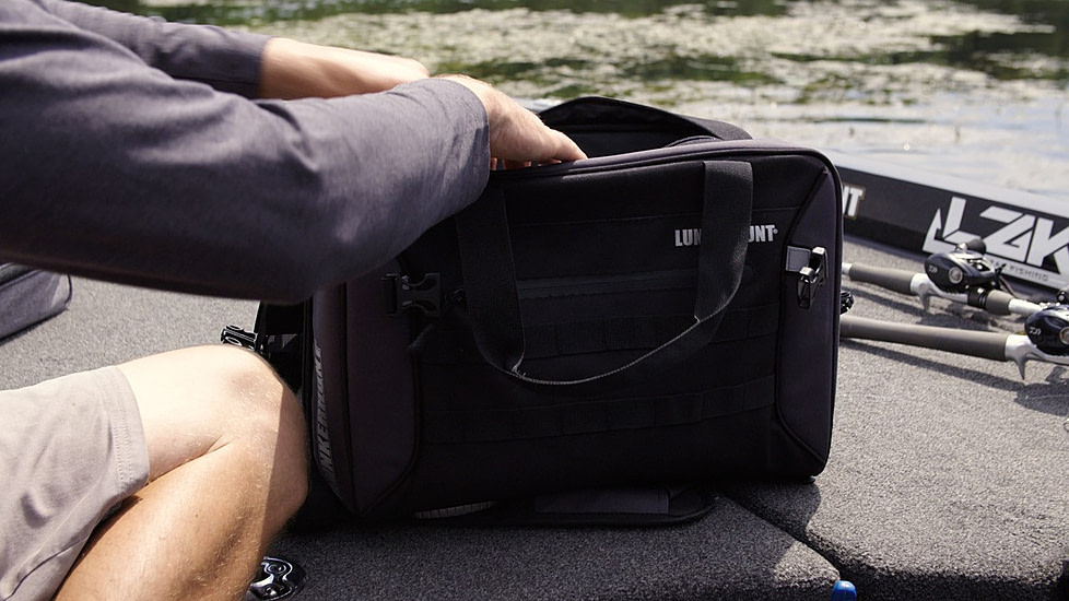 Lunkerhunt LTS AVID Messenger Bag, Black / Grey, 18.8L, MBAG01