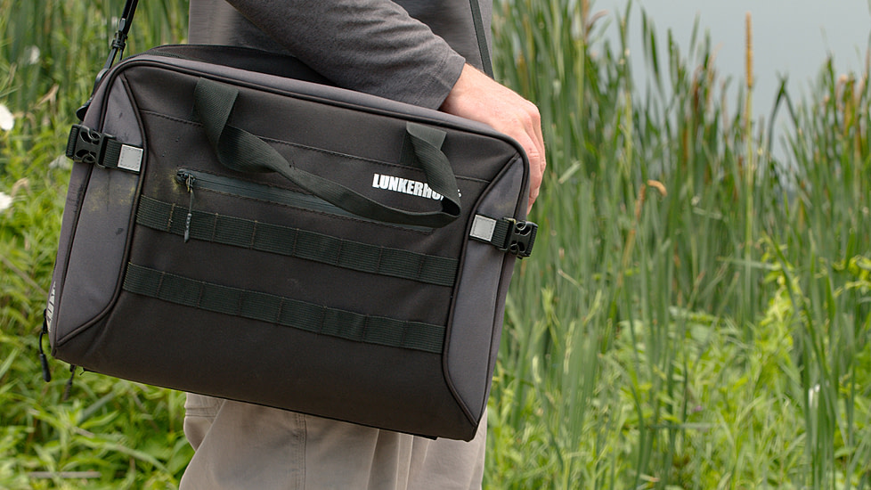 Lunkerhunt LTS AVID Messenger Bag, Black / Grey, 18.8L, MBAG01