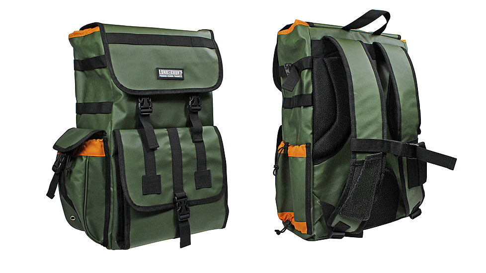 Lunkerhunt LTS Tackle Backpack, Green, 30L, TBCKPCK02
