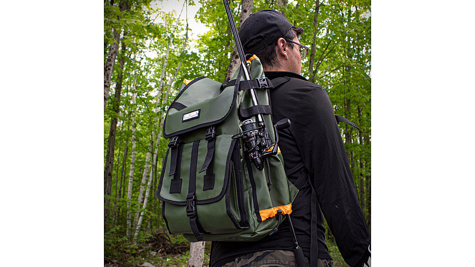 Lunkerhunt LTS Tackle Backpack, Green, 30L, TBCKPCK02