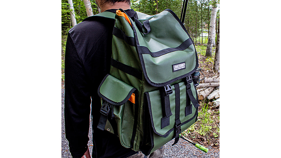 Lunkerhunt LTS Tackle Backpack, Green, 30L, TBCKPCK02