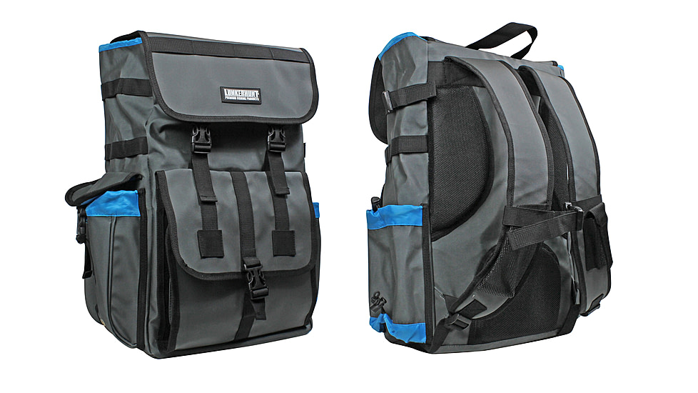 Lunkerhunt LTS Tackle Backpack, Grey, 30L, TBCKPCK01