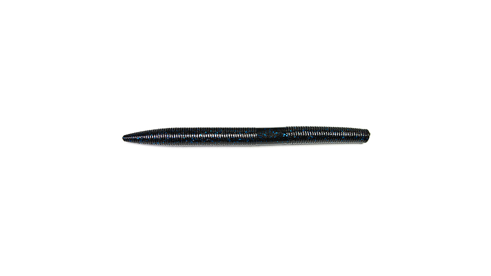 Lunkerhunt  Lunker Sticks Bait Soft Bait, 10, 5in, Black/Blue Fleck, LHPSTS5056