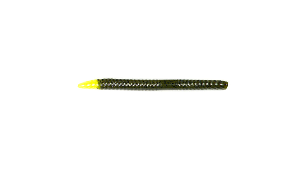 Lunkerhunt  Lunker Sticks Bait Soft Bait, 10, 5in, Pumpkin Nitro Tip, LHPSTS5050