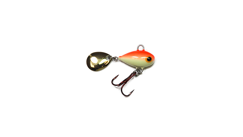 Lunkerhunt Magic Bean Bait, Glow Orange, 0.75in &amp; 1/4 oz, LHIMB18