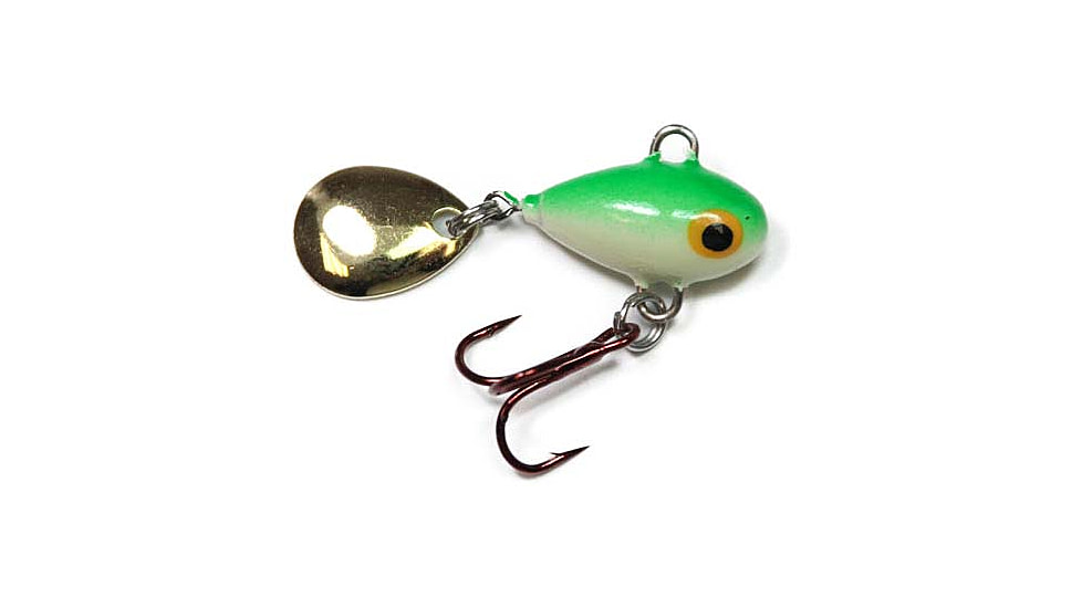 Lunkerhunt Magic Bean Casting/Jigging Lure, Glow Green, 3/4in, 1/4oz, LHIMB17