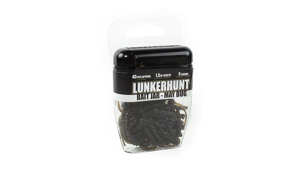 Lunkerhunt May Bug Bait Jar, Olive, 1.5in &amp; 1/3 oz, HMB03