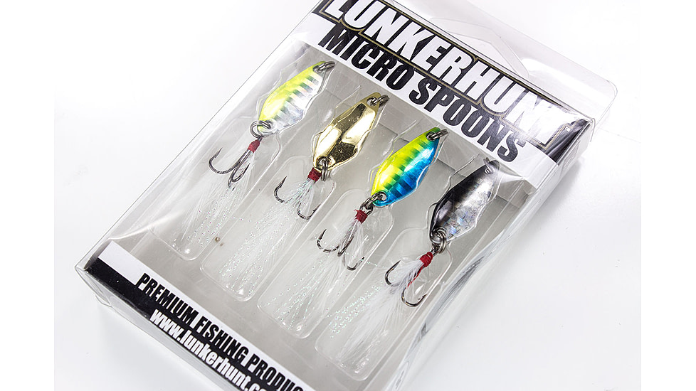 Lunkerhunt Micro Spoon, Feeding Pattern, 1/8 oz, MS01