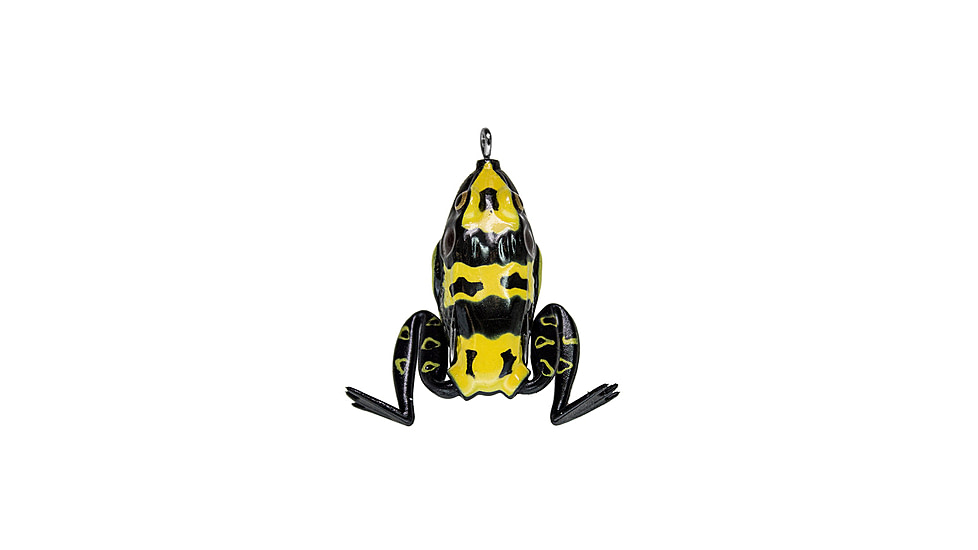 Lunkerhunt Pocket Frog Bait Topwater, 1, 1.75in, Poison, PF07