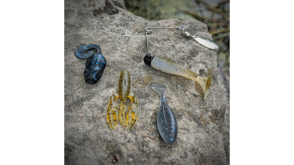 Lunkerhunt Pond Pack, Clear Water, 1.75in &amp; 1/8 oz, PDPKCW01