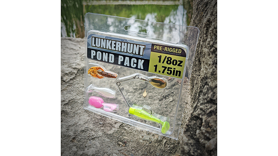 Lunkerhunt Pond Pack, Stained Water, 1.75in &amp; 1/8 oz, PDPKSW01