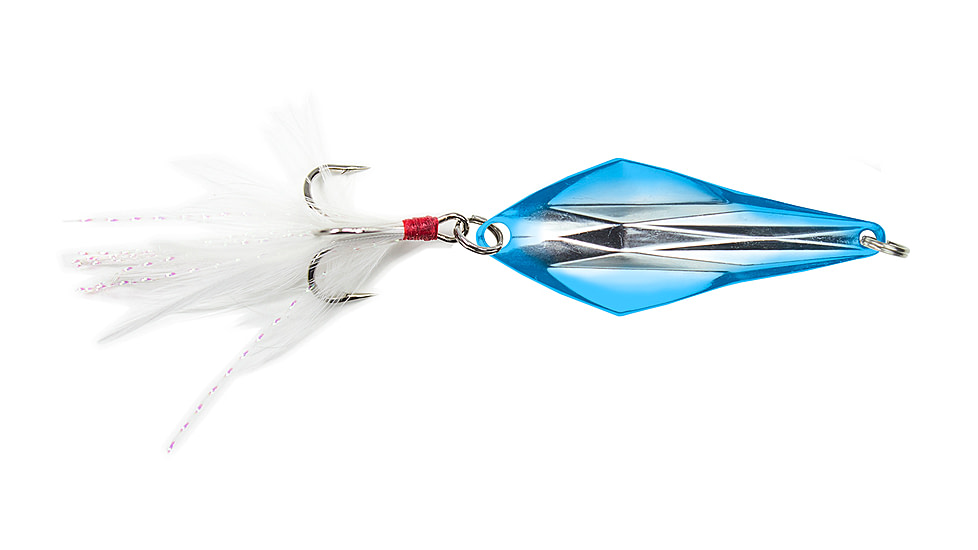 Lunkerhunt Rattle Spud Bait, Silver Blue, 3/16 oz, RS204