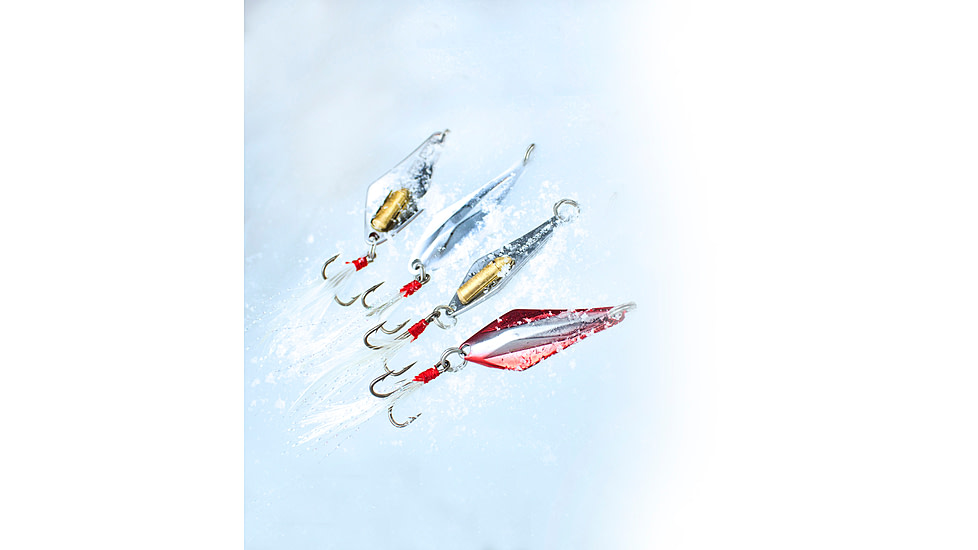 Lunkerhunt Rattle Spud Bait, Silver Orange, 1/8 oz, RS102