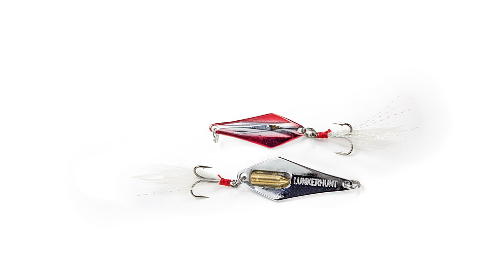 Lunkerhunt Rattle Spud Bait, Silver Orange, 1/8 oz, RS102