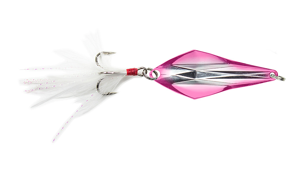 Lunkerhunt Rattle Spud Bait, Silver Pink, 3/16 oz, RS203