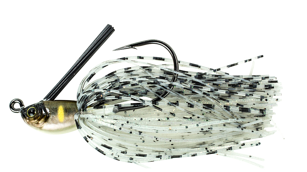 Lunkerhunt Skirted Swim Jig, Shiner, 3/8 oz, SKJN01