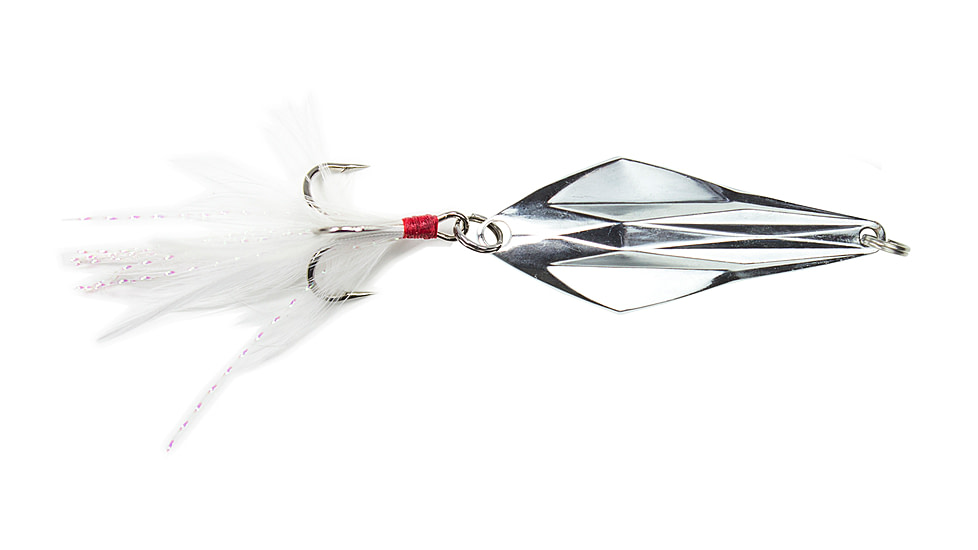 Lunkerhunt Spud Jig, Pure Silver, 3/8 oz, SQ01