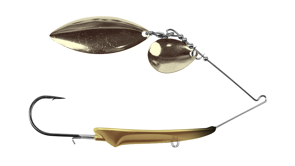 Lunkerhunt Swing Spoon, Black Gold, 1/2 oz, SWNGSPN102