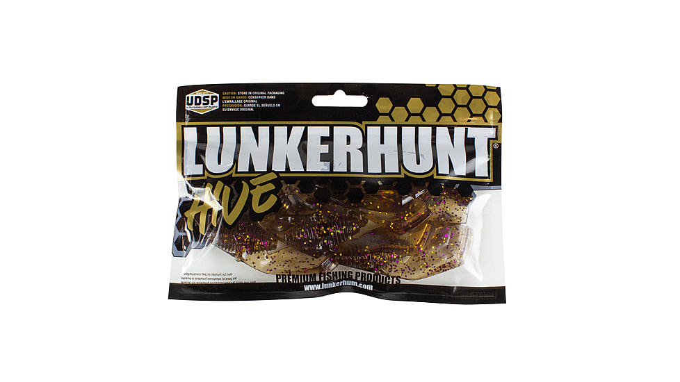 Lunkerhunt Tandem Trailer Soft Bait, 1, 3in, Meat Locker, CHKTR06
